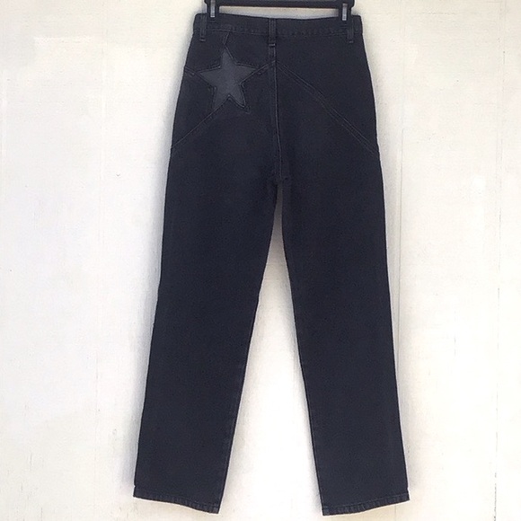 Reformation star jeans faded grey black